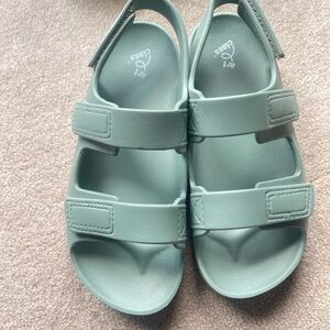 Art Class Green Sandals with Adjustable Straps